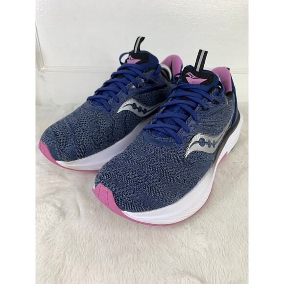 Saucony Echelon 9 Women’s Size 11 W Blue Running Shoes S10765-33 Sneakers - Picture 1 of 10